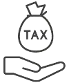 費用の全額を損金処理可能のイラスト