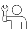 事務処理の簡素化のイラスト