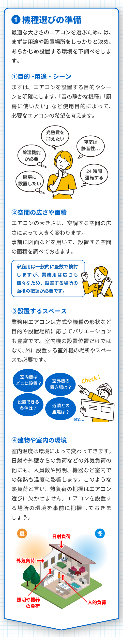 機種選びの準備